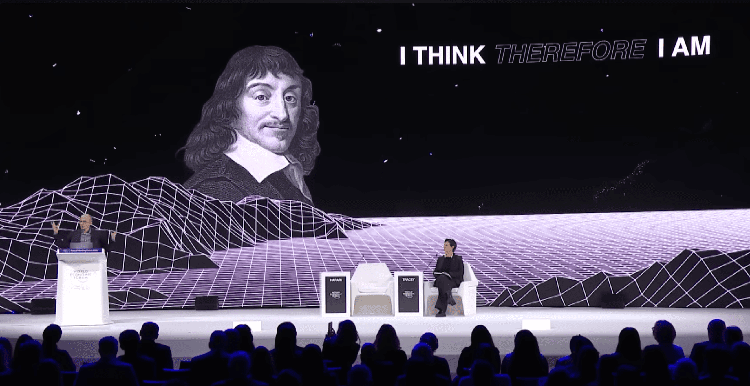 Yuval Noah Harari speaking at WEF 2026 in Davos